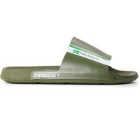 Havaianas Hav. Slide Brasil Green 31/32 Flip Flops Unisex Kids Vert 1/2 Unisex