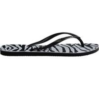 Havaianas Hav. Slim Animals Glitter Ballet Ro Flip Flops Womens Noir 5 Female