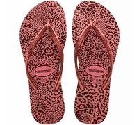 Havaianas Hav. Slim Animals Sand Grey Golden Tongs, Crocus Rose Golden Blush, 23/24 EU