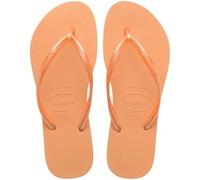 Tongs Havaianas Slim Metallic F pour Femme 35 - 36 Orange