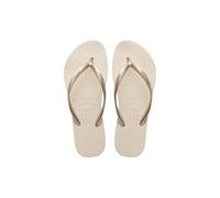 Tongs Havaianas Slim Flatform beige clair femme - 37-38