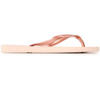 Havaianas Hav. Slim Organic Ballet Rose/Golde Flip Flops Womens Rose/Blush/Rosa 8 Female