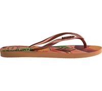 Havaianas Hav. Slim Tropical Salmon 35/36 Flip Flops Womens Pêche 3/4 Female