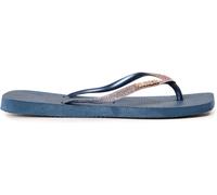 Havaianas Hav. Square Glitter Ice Grey 39/40 Flip Flops Womens Bleu 6/7 Female