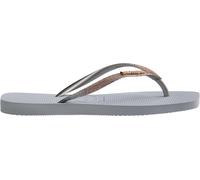 Havaianas Hav. Square Glitter Ice Grey 39/40 Flip Flops Womens Gris glace 8 Female