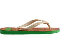 Havaianas Hav. Top Animals Grey Silver/Ice Gr Flip Flops Womens Leaf Green 5 Female
