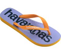 Havaianas Hav. Top Logomania 2 Navy Blue 39/4 Flip Flops Womens Jaune 6/7 Female