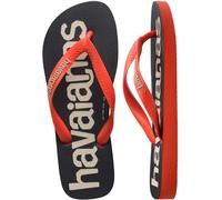 Havaianas Hav. Top Logomania 2 Navy Blue 39/4 Flip Flops Womens Orange sanguine 6/7 Female