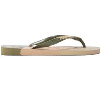 Havaianas Hav. Top Logomania Colors Ii Black Flip Flops Womens Vert 6/7 Female