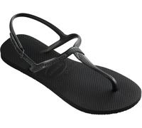 Havaianas - Twist, Sandales Confortables, Élégantes et Polyvalentes, Boucle Ajustable sur les Côtés, Lanières en T à Finition Métallisée, Semelle Antidérapante, Femme