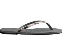 Havaianas - You Metallic, Sandales Confortables, Élégantes et Polyvalentes, Fines Lanières à Finition Métallisée, Petit Talon, Femme