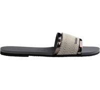 Havaianas Hav. You Trancoso Premium Black 33/ Flip Flops Womens Gris acier 1/2 Female