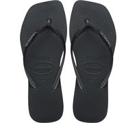 Havaianas Havaianas Black Slim Square Sparkle Flip Flops