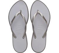 Havaianas Havaianas Grey Slim Point Glitter Flip Flops