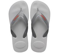 Havaianas Homme Hav. Top Max Comfort Tongues, Gris Glace, Gris Acier, 8.5/9 UK