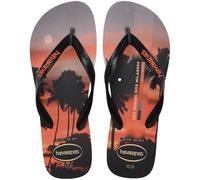 Havaianas Homme Hav. Top Surfer I Tongues, Gris Acier, Noir, Orange Coucher de Soleil, 5.5/6 UK