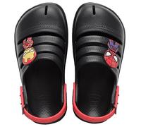 Havaianas Kids Clog Marvel Sandale, New Graphite, 2/2.5 UK Child