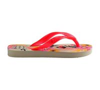 Havaianas - Kids Flores, Tongs, Confortables, Durables et Amusantes, Semelle avec Motif Floral, Lanières Métallisées et Semelle Antidérapante, Filles