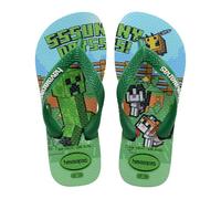 Havaianas – Tongs enfant Kids Minecraft, antidérapantes et confortables – Vert 33/34