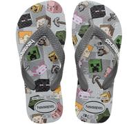 Havaianas Kids Minecraft, Tongues Garçon, Steel Gray,