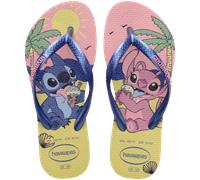 Havaianas Tongs enfant KIDS SLIM DISNEY Lilo & Stitch légères semelle antidérapante Bleu 31/32