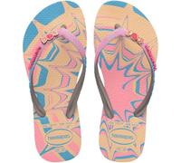 Tongs Havaianas Kids Slim Glitter Trendy pour Enfant 31 - 32 Rose