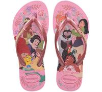 Havaianas - Kids Slim Princess, Tongs Disney Princess Pour Enfants, Design Élégant Avec Fines Lanières, Confortables Et Semelle Antidérapante, Filles