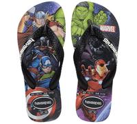 Havaianas Garçon Kids Top Marvel II Tongues, Black, 33/34