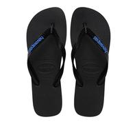 Havaianas Logo Filete Homme FlipFlop Black/Black/Blue 43 EU
