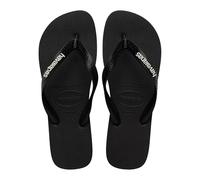 Havaianas Logo Filete Homme FlipFlop Black/White/Black 45 EU