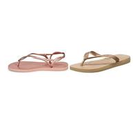Havaianas Luna Femme, Crocus Rose, 39/40 Femme Tongs, Rose Or, 39/40 EU