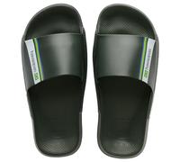 Havaianas Mens Brasil Slides Pool Shoes, vert olive, 3/4 UK Wide