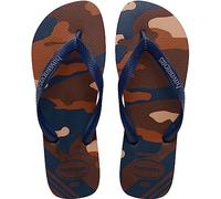 Havaianas Top Camu, tongs pour homme, marron foncé, 4.5/5 UK