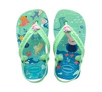 Tongs enfant garcons Havaianas BABY PEPPA PIG Vert 21