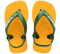 Havaianas Mixte bébé HAV. Baby Brasil Logo II Tongues, Pop Yellow/Amazon (Jaune et Vert), 22 EU