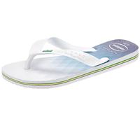 Havaianas Mixte Brasil Fresh Tongs, White, 33/34 EU