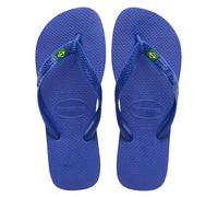 Havaianas - Top Brasil, Tongs Confortables, Durables et Légères, avec Semelle Antidérapante, Drapeau Brésilien, Adultes Unisexe Marine Blue 37.5/38 EU