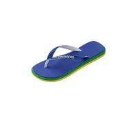HAVAIANAS Mule 'Brasil' bleu / jaune / vert / blanc, Taille 39