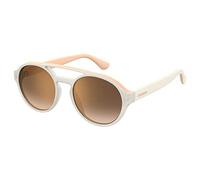 Lunettes de soleil - HAVAIANAS - Sancho - Couleur Ivory Peach - Taille 53 - Verres rouges miroir
