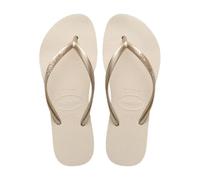 Havaianas Sandales plates fines pour femme, beige, 41/42 EU