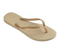 Havaianas - Sandales Slim - Gris/Doré - Femme - Chaussures - Jaune - Taille: 41 EU