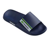 Havaianas Slide Brasil (Mini Me) Sandale Glissante, Navy Blue, 32 EU