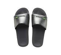 Havaianas Slide Brasil, Sandale Glissante Mixte, New Graphite, 35/36 EU, 33/34 BR