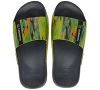 Havaianas Slide Print, Sandale Mixte, New Graphite, 33/34 EU