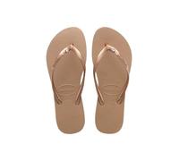 Havaianas Tongs Slim Crystal SW II 4145651-3581 Swarovski dorées Femme 37/38