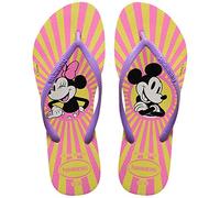 Havaianas - Slim Disney Stylish, Chanclas Cómodas, Ligeras y Estilosas, Diseños de Disney, Tiras Finas y Suela Antideslizante, Mujer
