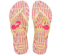 Havaianas - Slim Disney Stylish, Tongs Confortables, Légères et Stylées, Designs Disney, Lanières Fines et Semelle Antidérapante, Femme