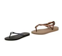 Havaianas Slim Femme, Noir, 37/38 Luna Femme, Rose Gold/Rose Gold, 39/40