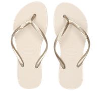 Havaianas Slim Femme - Tongues et Sandales, Beige - Taille 37/38 - Plastique Beige 37/38