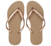 Havaianas Slim Femme - Tongues et Sandales, Rose - Taille 39/40 - Plastique Pink 39/40